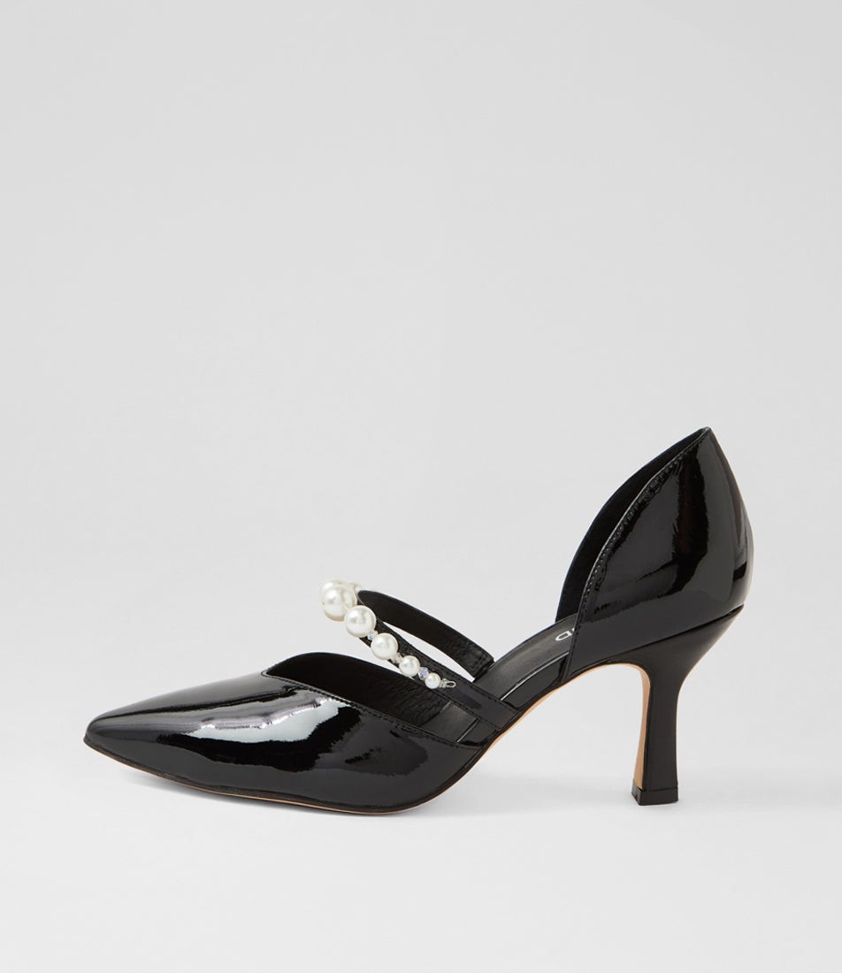 Locklie Black Patent Leather Pump Heels Locklie Black Patent Leather Pump Heels