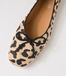 MICNIC TO LT LEOPARD SYN RAFFIA