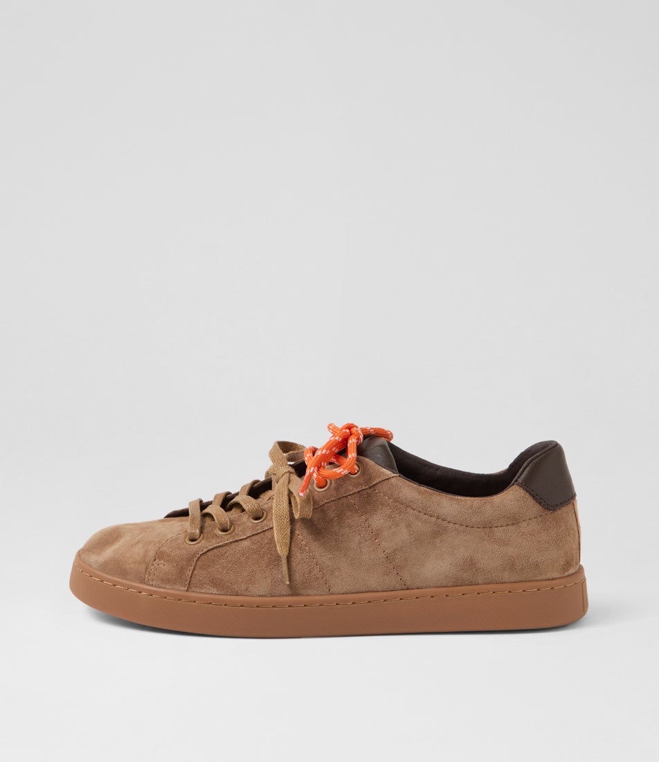 Nelsy Light Choc Suede Sneakers