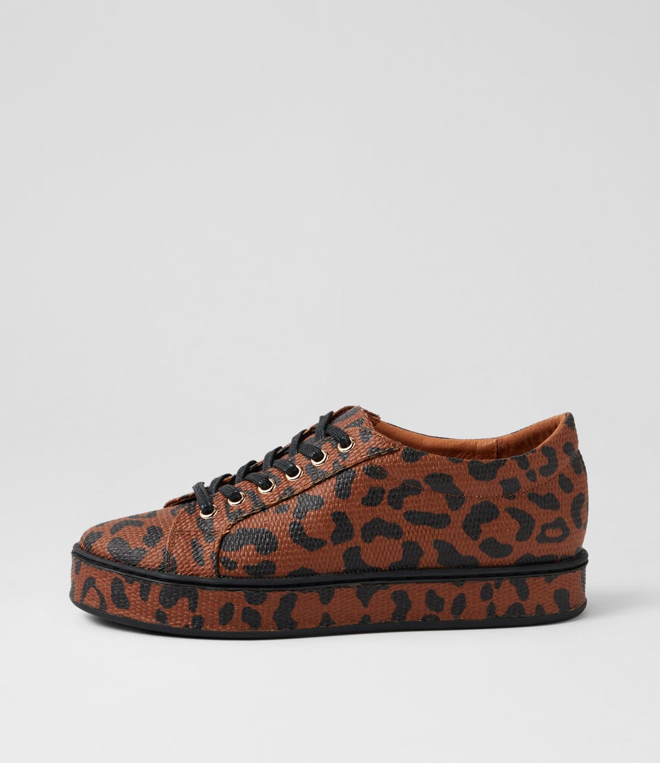Packie Leopard Fabric Sneakers