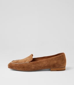 PANSHA TO NUTMEG NATURAL SUEDE