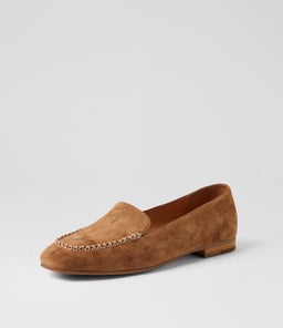 PANSHA TO NUTMEG NATURAL SUEDE