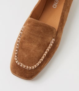 PANSHA TO NUTMEG NATURAL SUEDE