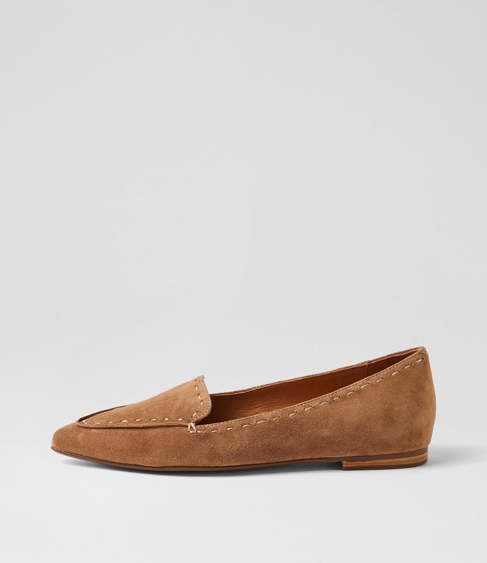 Yivi Light Choc Suede Loafers