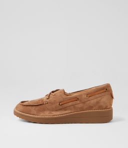 OKIES TO LT CHOC DRAMBUIE SUEDE LEATHER