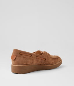 OKIES TO LT CHOC DRAMBUIE SUEDE LEATHER