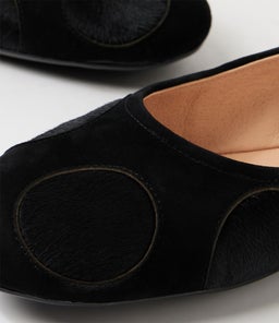BALTER TO BLACK SUEDE PONY