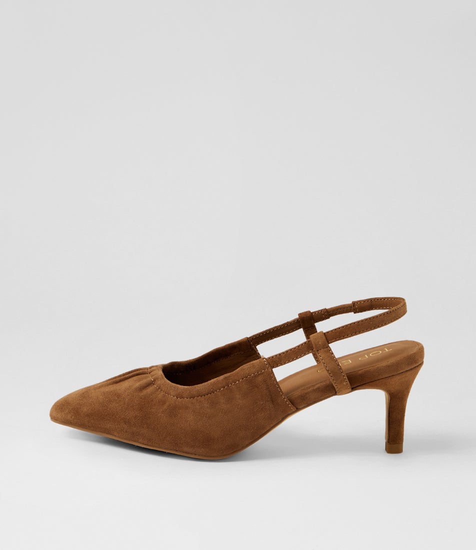Correna Nutmeg Suede Heels Correna Nutmeg Suede Heels