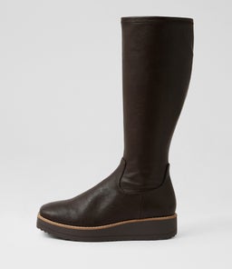 Derrina Choc Knee High Boots Derrina Choc Knee High Boots