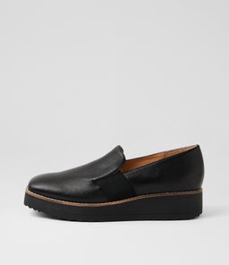 Desco Black Leather Loafers Desco Black Leather Loafers