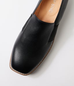 DESCO TO BLACK BLACK SOLE LEATHER
