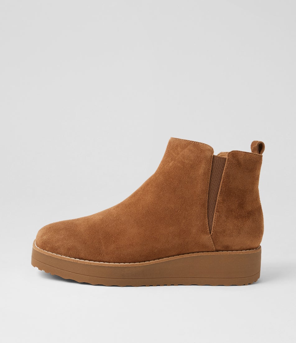 Durina Light Choc Suede Chelsea Boots