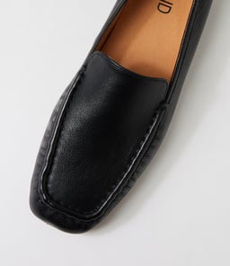 POLKI TO BLACK LEATHER