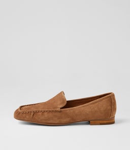 POLKI TO LT CHOC SUEDE