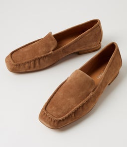 POLKI TO LT CHOC SUEDE