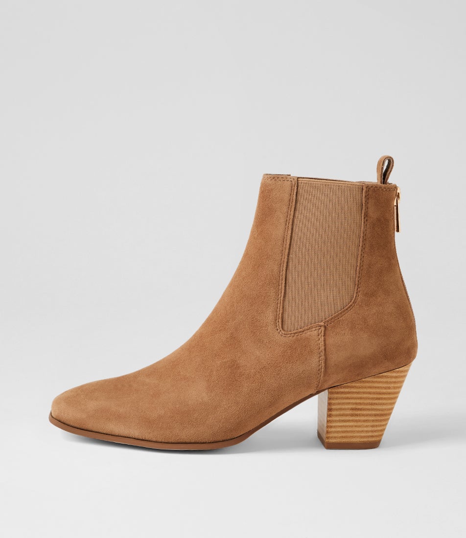 Rolmy Light Choc Suede Ankle Boots Rolmy Light Choc Suede Ankle Boots