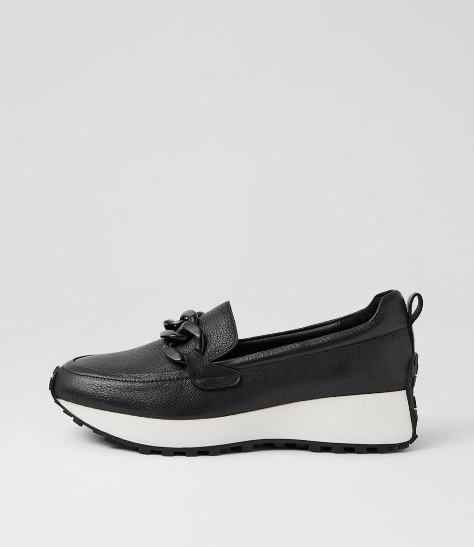Zaphas Black Leather Loafers Zaphas Black Leather Loafers