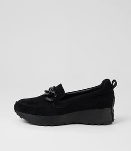 Zaphas Black Suede Loafers Zaphas Black Suede Loafers