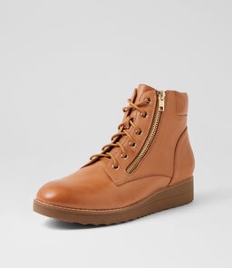 OLLEGE TO DK TAN LT CHOC SOLE LEATHER