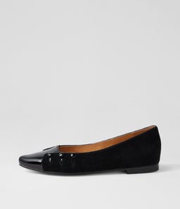 SIFFA TO BLACK PATENT SUEDE