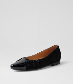 SIFFA TO BLACK PATENT SUEDE