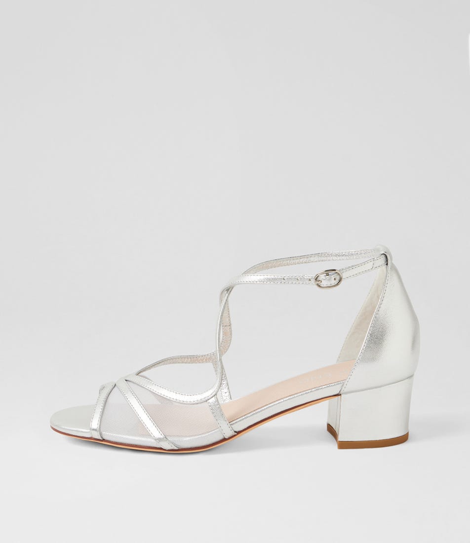 DACIANA TO SILVER LEATHER MESH