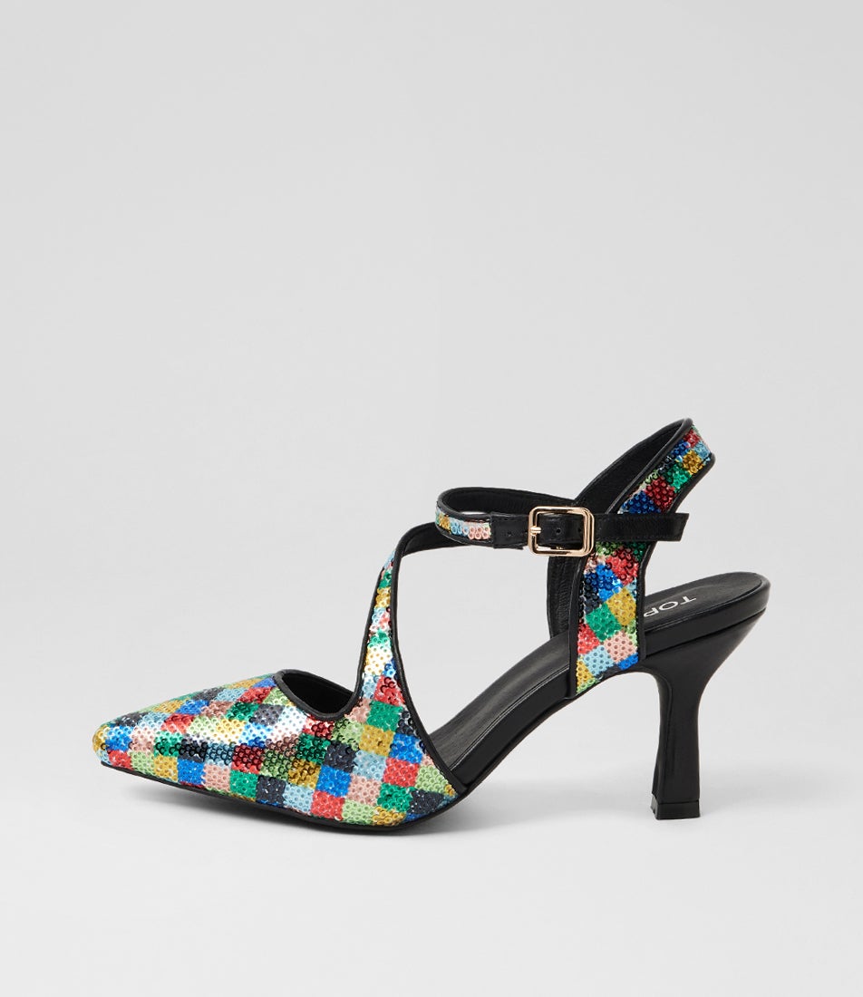Lukkas Vivid Diamond Multi Heels