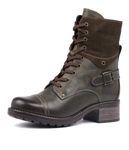 CRAVE OLIVE LEATHER