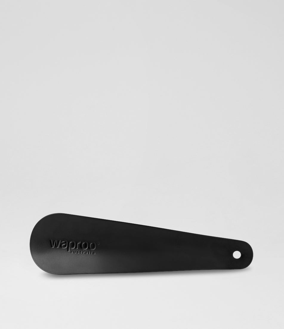 Plat Medium Matte Black Shoe Horn