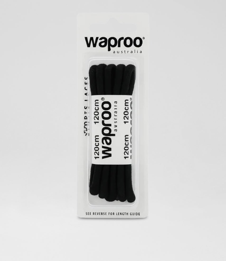 Plat 120cm Black Sports Fabric Laces