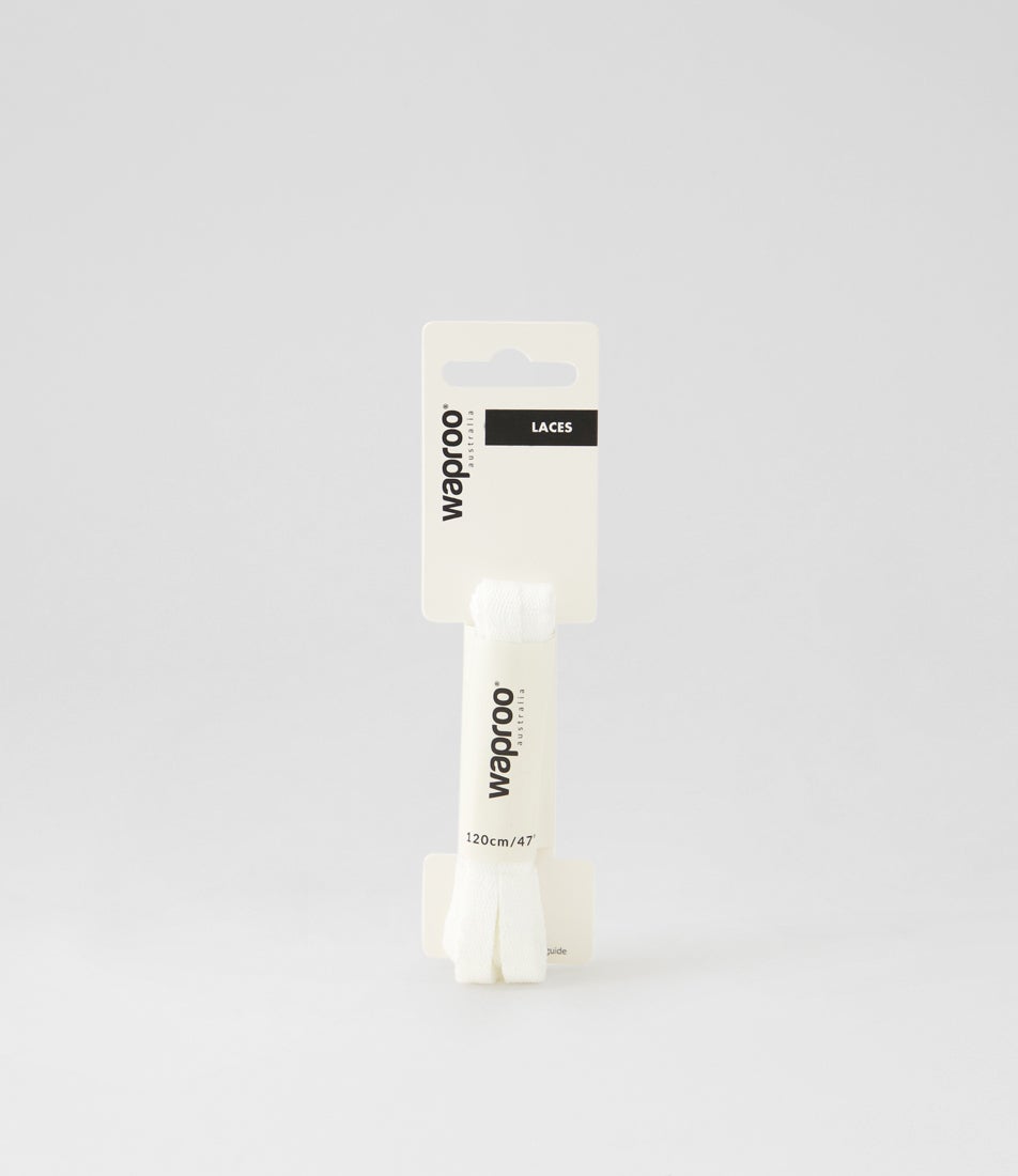 Plat 120cm White Casual Laces