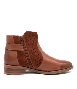 SKYLAH XF ZR DK TAN LEATHER
