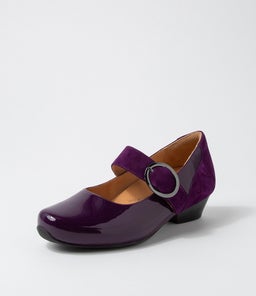 CANDY XW ZR PURPLE PURPLE PATENT SUEDE
