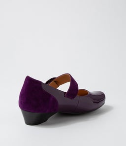 CANDY XW ZR PURPLE PURPLE PATENT SUEDE