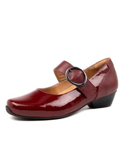 CANDY XW ZR RUBY BURGUNDY PATENT LEATHER