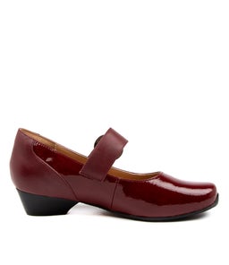 CANDY XW ZR RUBY BURGUNDY PATENT LEATHER