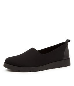 MARIAN W ZR BLACK NEOPRENE LEATHER