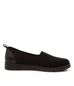 MARIAN W ZR BLACK NEOPRENE LEATHER
