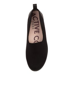 MARIAN W ZR BLACK NEOPRENE LEATHER