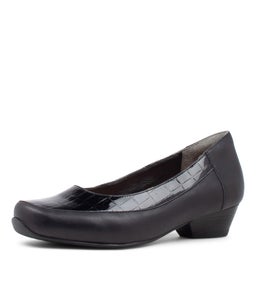 CULLENZ XW ZR BLACK BLACK LEATHER PATENT CROC