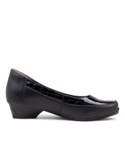 CULLENZ XW ZR BLACK BLACK LEATHER PATENT CROC