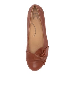 HELIO W ZR COGNAC LEATHER