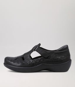 ADISA W ZR BLACK LEATHER
