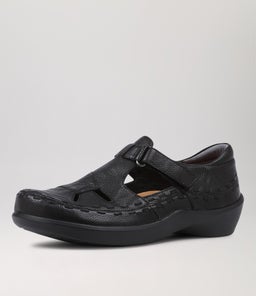 ADISA W ZR BLACK LEATHER