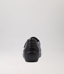 ADISA W ZR BLACK LEATHER