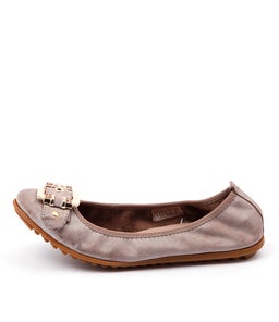 BELLEZ TAUPE DISTRESSED LEATHER
