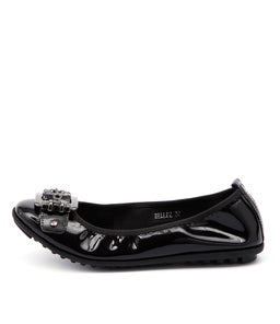 BELLEZ BLACK PATENT LEATHER