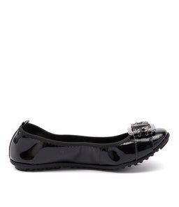 BELLEZ BLACK PATENT LEATHER