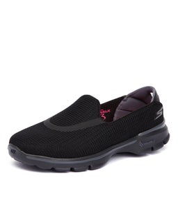 13980 GO WALK 3 BLACK BLACK FABRIC