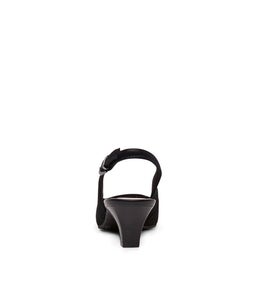 LINDEN2 BLACK METALLIC LEATHER